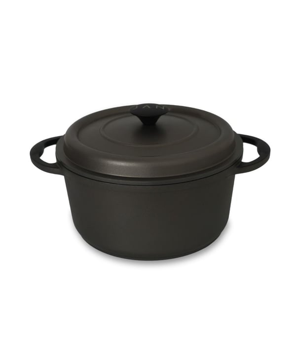 JAN Premium Cast Aluminium Deep Pot with Lid