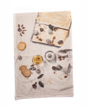 JAN cotton-linen blend Lap: Date Balls