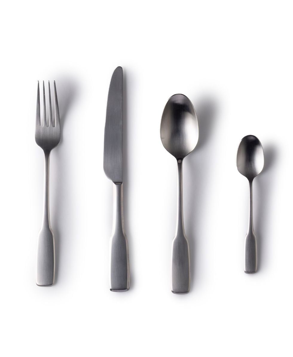 JAN Satin 16 Piece Stainless Steel Cutlery Set