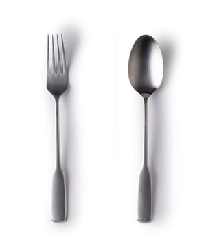 JAN Satin Stainless Steel Serving Set