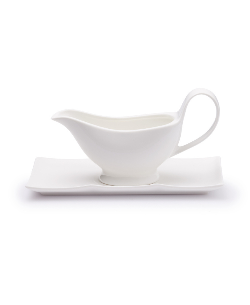 Maison Blanche Gravy Boat and Saucer