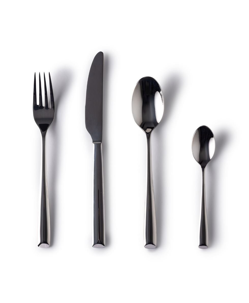 JAN Mirror 16 Piece Stainless Steel Cutlery Set