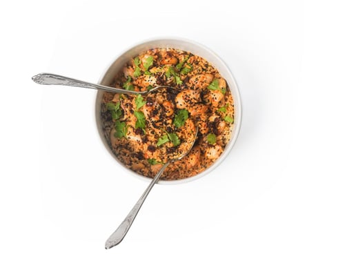 Spekko Coconut squid curry and brown rice