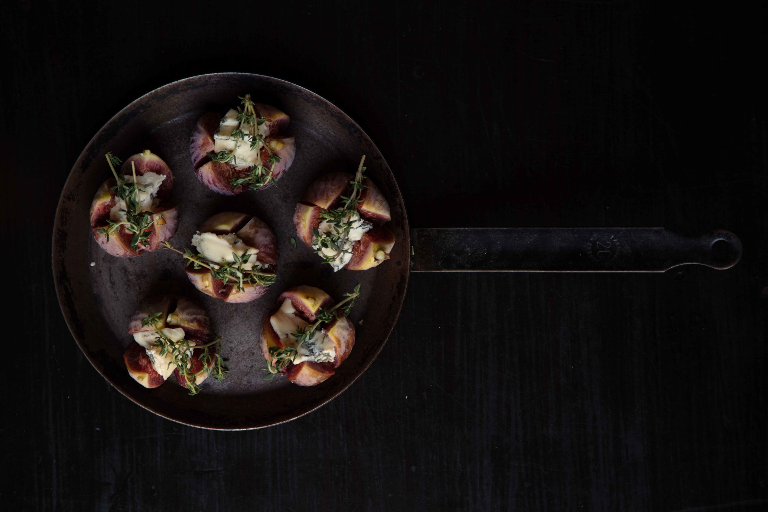 JAN | Jan Hendrik van der Westhuizen | Baked figs with blue cheese & parma ham JAN | Jan Hendrik van der Westhuizen | Baked figs with blue cheese & parma ham