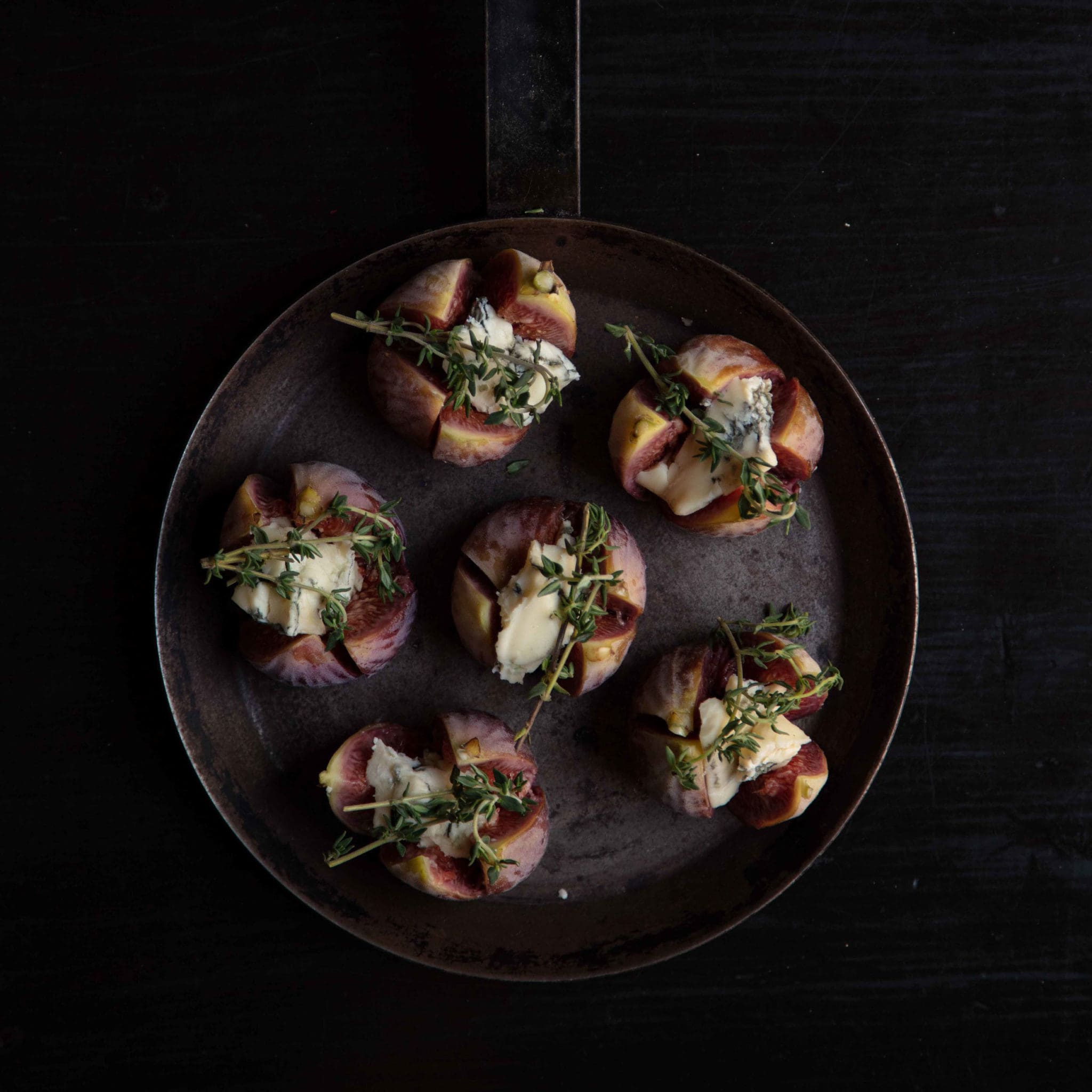 Baked figs with blue cheese & parma ham Recipes JAN