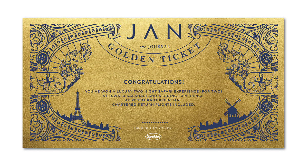 JAN | Jan Hendrik van der Westhuizen | WIN A TRIP TO RESTAURANT KLEIN JAN JAN | Jan Hendrik van der Westhuizen | WIN A TRIP TO RESTAURANT KLEIN JAN