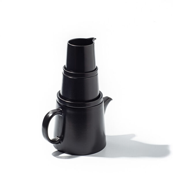 JAN Stoneware Flat Stackable Creamer (Available in 4 Colours) - Image 3