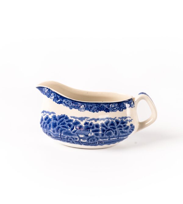 Vintage Enoch Woods English Scenery Gravy Boat - Image 3