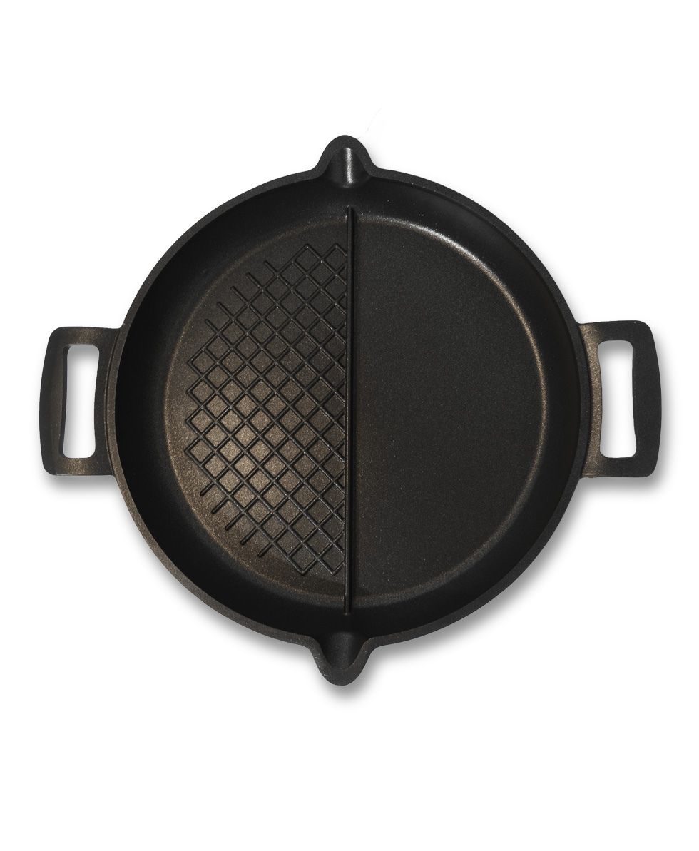 JAN Premium Cast Aluminium Twins Pan 30cm