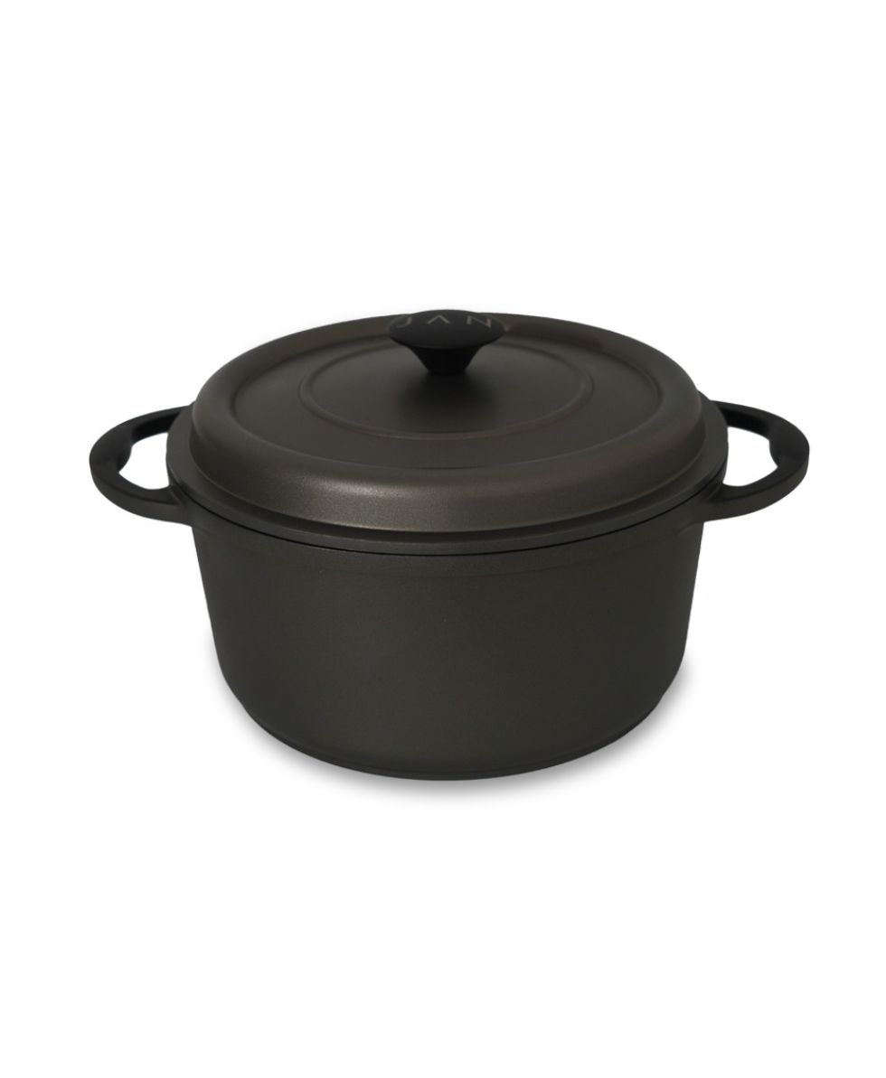JAN Premium Cast Aluminium Deep Pot with Lid (Available in two sizes)