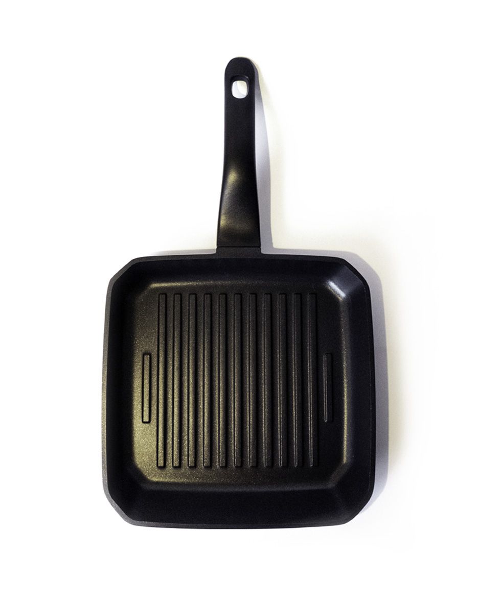 JAN Premium Cast Aluminium Square Grill Pan